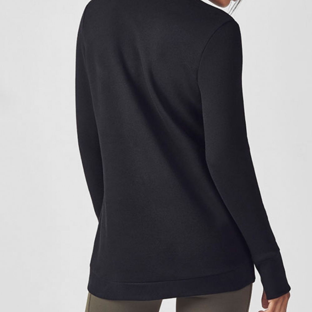 Fabletics Black Long Liane Pullover Sweatshirt - image 2